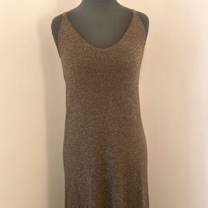 Zara Metallic Knit Dress